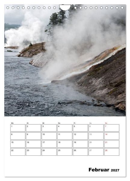 Produktbild: Yellowstone und Grand Tetons Nationalparks (Wandkalender 2027 DIN A4 hoch), CALVENDO Monatskalender