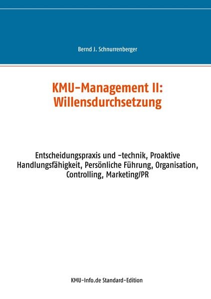 Produktbild: KMU-Management II: Willensdurchsetzung