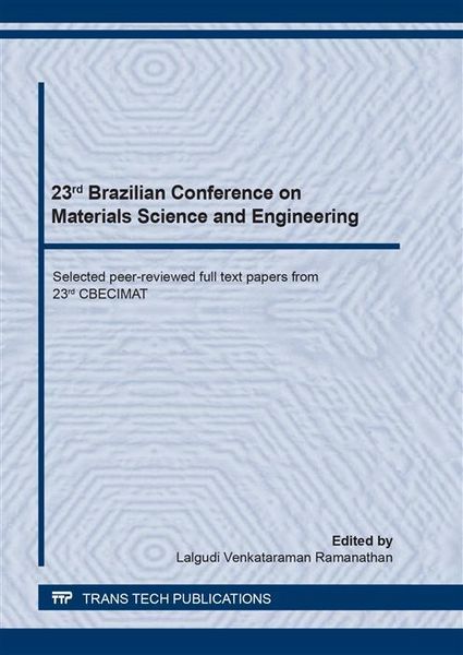 Produktbild: 23rd Brazilian Conference on Materials Science and Engineering
