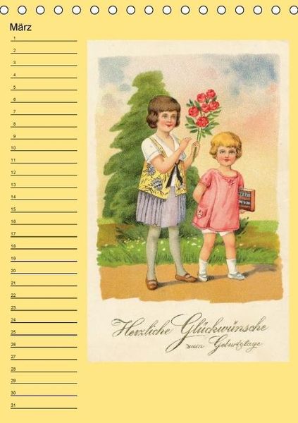 Produktbild: Gl&uuml;ckw&uuml;nsche von anno dazumal (Tischkalender immerw&auml;hrend DIN A5 hoch)