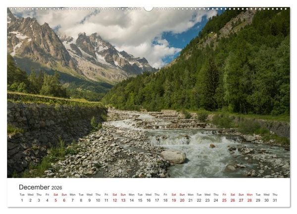 Produktbild: Aosta Valley and its nature (Wall Calendar 2026 DIN A2 landscape), CALVENDO 12 Month Wall Calendar