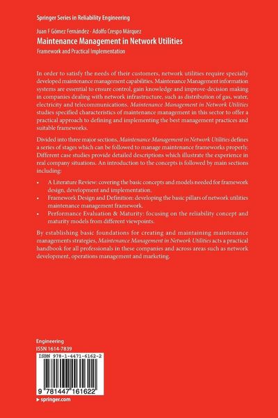 Produktbild: Maintenance Management in Network Utilities