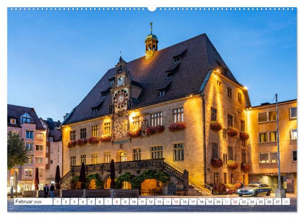 Produktbild: Baden-W&uuml;rttemberg - Heilbronn (hochwertiger Premium Wandkalender 2026 DIN A2 quer), Kunstdruck in Hochglanz
