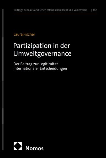 Produktbild: Partizipation in der Umweltgovernance