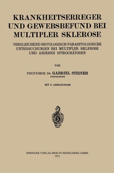 Produktbild: Krankheitserreger und Gewebsbefund bei Multipler Sklerose