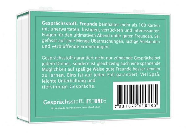 Produktbild: Pegasus - Gespr&auml;chsstoff Freunde, Kartenspiel