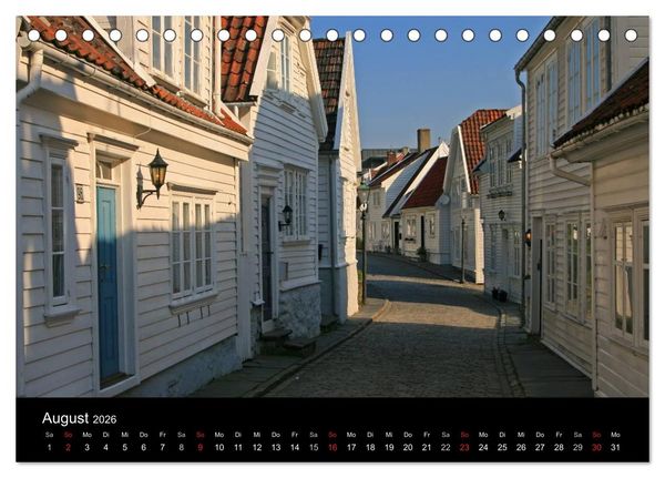 Produktbild: Norwegen 2026 (Tischkalender 2026 DIN A5 quer), CALVENDO Monatskalender