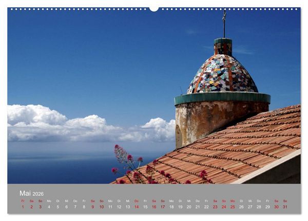 Produktbild: Traumlandschaft am Mittelmeer: Die Amalfik&uuml;ste (Wandkalender 2026 DIN A2 quer), CALVENDO Monatskalender
