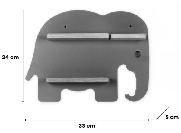 Produktbild: Wandregal  "Elefant" f&uuml;r Toniebox