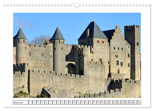 Produktbild: Ch&acirc;teaux OCCITANIE (Calendrier mural 2026 DIN A3 vertical), CALVENDO calendrier mensuel
