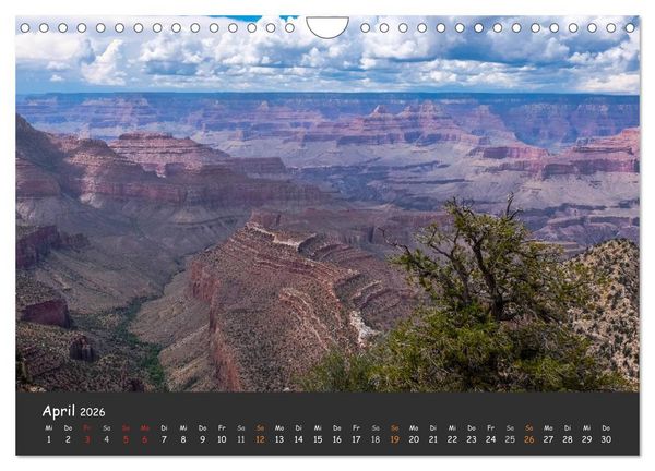 Produktbild: Die Canyons der USA (Wandkalender 2026 DIN A4 quer), CALVENDO Monatskalender