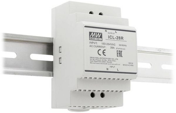Produktbild: MEAN WELL ICL-28R Einschaltstrombegrenzer Serie: ICL-28R/L f&uuml;r induktive und kapazitive Lasten Grau, Gr&uuml;n
