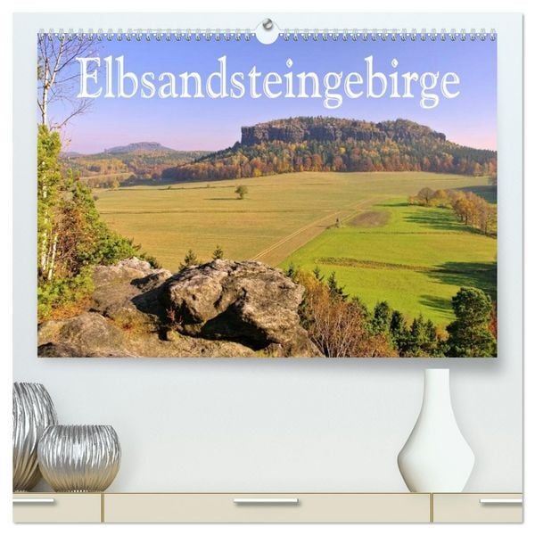 Produktbild: Elbsandsteingebirge (hochwertiger Premium Wandkalender 2026 DIN A2 quer), Kunstdruck in Hochglanz