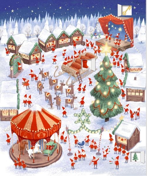 Produktbild: Im verwunschenen Weihnachtswald (mit Adventskalender)