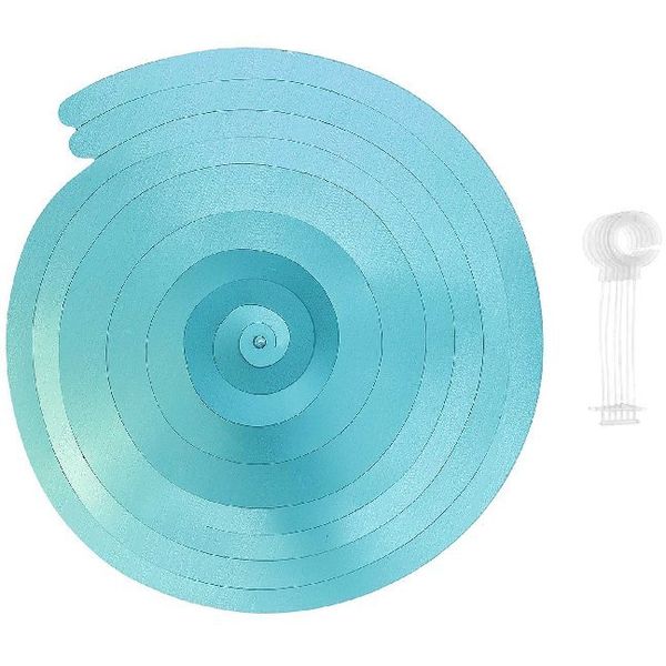 Produktbild: Spiral Luftschlangen, T&uuml;rkis Matt