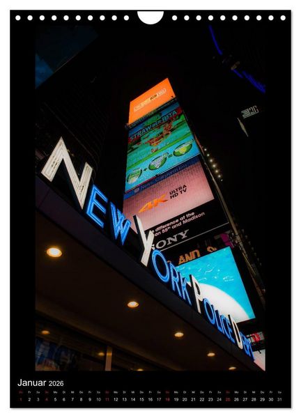 Produktbild: Vertical New York (Wandkalender 2026 DIN A4 hoch), CALVENDO Monatskalender