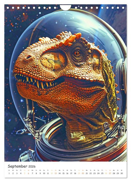 Produktbild: Tyrannosaurus Rex - Kleine Arme, gro&szlig;e Abenteuer (Wandkalender 2026 DIN A4 hoch), CALVENDO Monatskalender