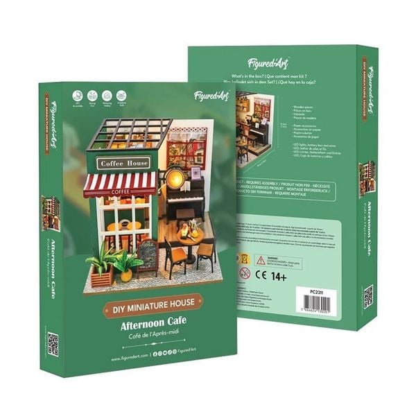 Produktbild: Book Nook DIY B&uuml;cherecke Nachmittagskaffee Caf&eacute;
