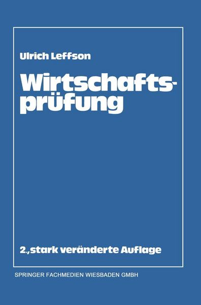 Produktbild: Wirtschaftspr&uuml;fung
