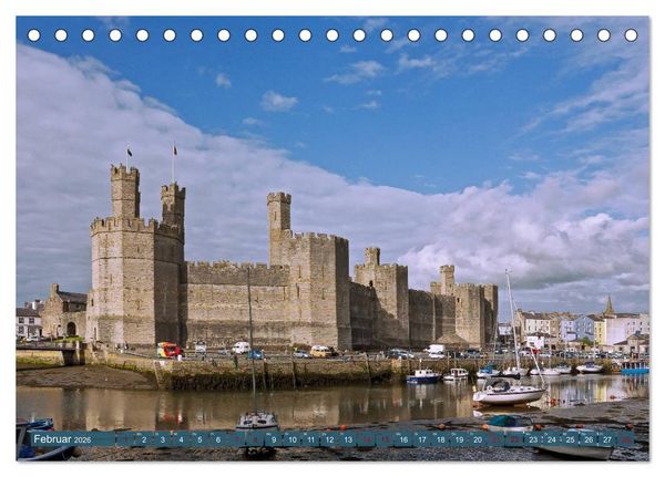 Produktbild: Herbe Sch&ouml;nheit Wales (Tischkalender 2026 DIN A5 quer), CALVENDO Monatskalender