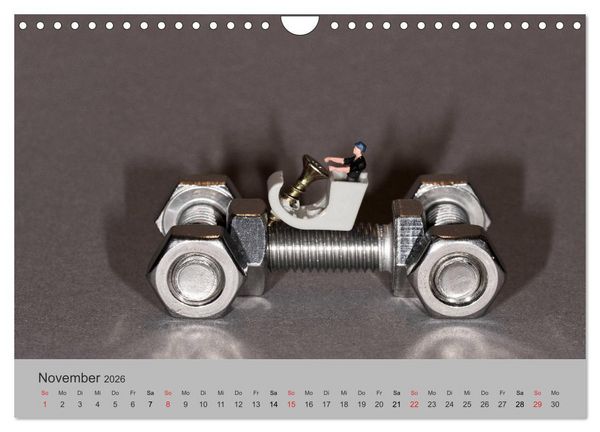 Produktbild: Miniaturen - Das Leben der Minis (Wandkalender 2026 DIN A4 quer), CALVENDO Monatskalender