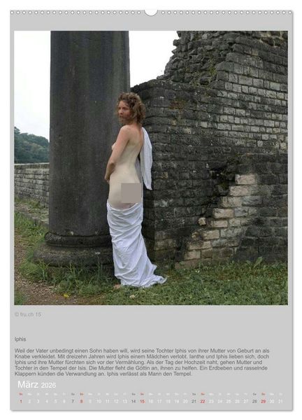 Produktbild: Verwandelte Frauen - Bodypainting-Metamorphosen nach Ovid (Wandkalender 2026 DIN A2 hoch), CALVENDO Monatskalender
