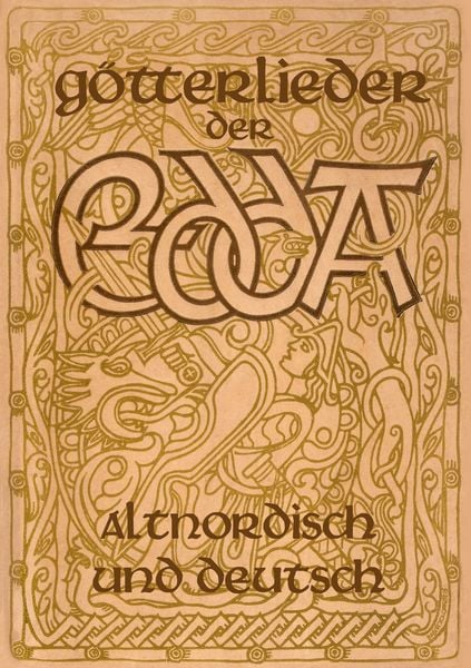 Produktbild: G&ouml;tterlieder der Edda - Altnordisch und deutsch