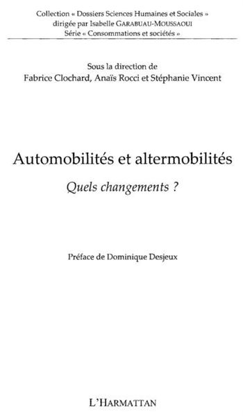 Produktbild: Automobilites et altermobilites - quels