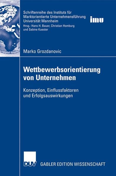 Produktbild: Wettbewerbsorientierung von Unternehmen