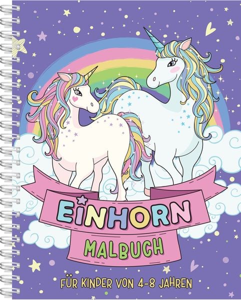 Produktbild: Einhorn-Malbuch f&uuml;r Kinder ab 4 Jahren