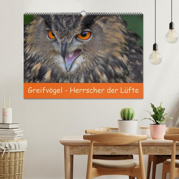 Produktbild: Greifv&ouml;gel - Herrscher der L&uuml;fte (Wandkalender 2026 DIN A2 quer), CALVENDO Monatskalender