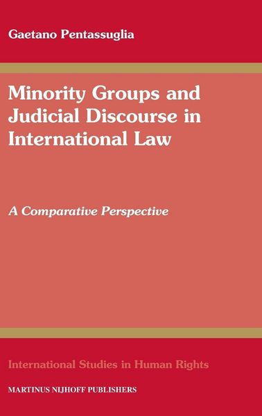 Produktbild: Minority Groups and Judicial Discourse in International Law