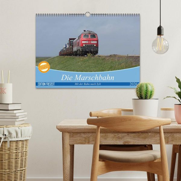 Produktbild: Die Marschbahn (Wandkalender 2026 DIN A3 quer), CALVENDO Monatskalender