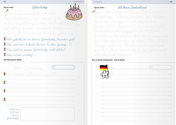Produktbild: Ich kann die Schreibschrift SAS + &Uuml;bungsheft 1 und 2 - Schulausgangsschrift - 3 Hefte