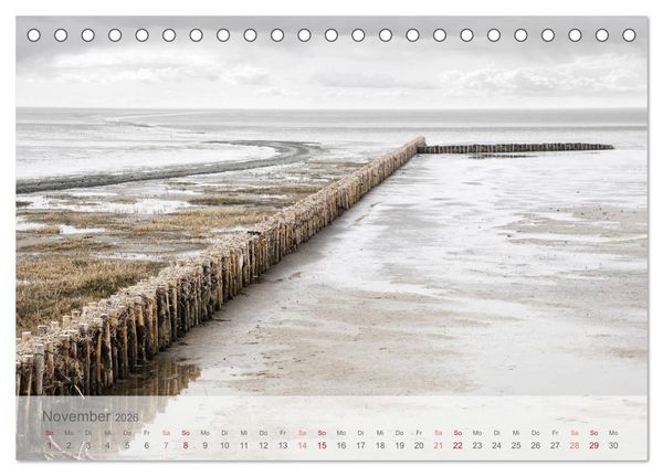 Produktbild: Das "Nordsee-Gef&uuml;hl" (Tischkalender 2026 DIN A5 quer), CALVENDO Monatskalender
