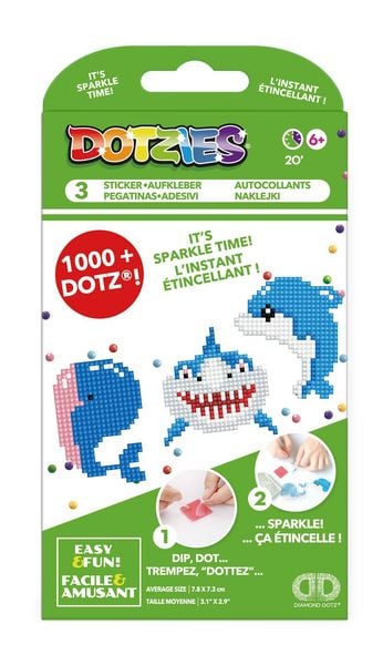Produktbild: Dotzies by Diamond Dotz Sticker Unterwasserwelt