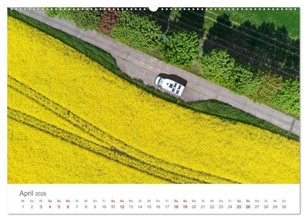 Produktbild: Abenteuer Wohnmobil - Camping, Vanlife, Roadtrips (Wandkalender 2026 DIN A2 quer), CALVENDO Monatskalender