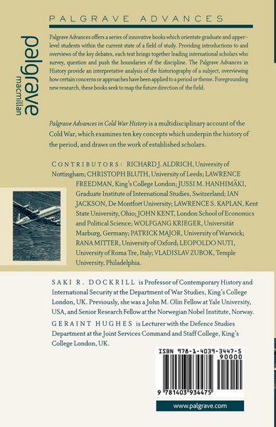 Produktbild: Palgrave Advances in Cold War History