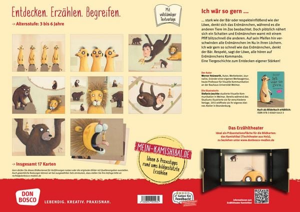 Produktbild: Ich w&auml;r so gern ... dachte das Erdm&auml;nnchen. Kamishibai Bildkartenset
