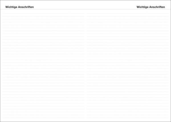 Produktbild: Terminer A6, Leder schwarz 2026