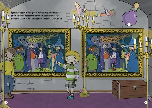 Produktbild: Die R&auml;tsel-Knacker &ndash; Das Geheimnis der magischen Schule (Buch mit abwischbarem Stift)