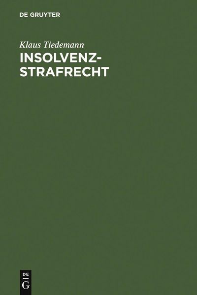 Produktbild: Insolvenz-Strafrecht