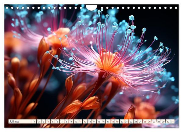 Produktbild: Wunderwelt Mikrokosmos (Wandkalender 2026 DIN A4 quer), CALVENDO Monatskalender