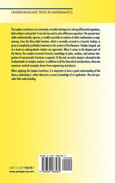 Produktbild: The Laplace Transform