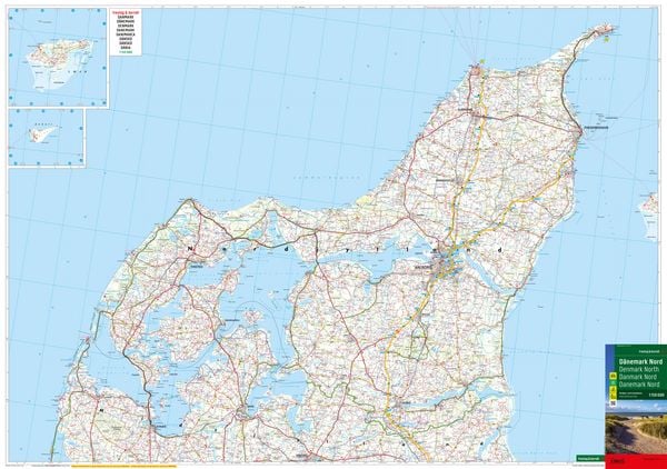 Produktbild: D&auml;nemark Nord und S&uuml;d, Stra&szlig;enkarten-Set 1:150.000, freytag & berndt