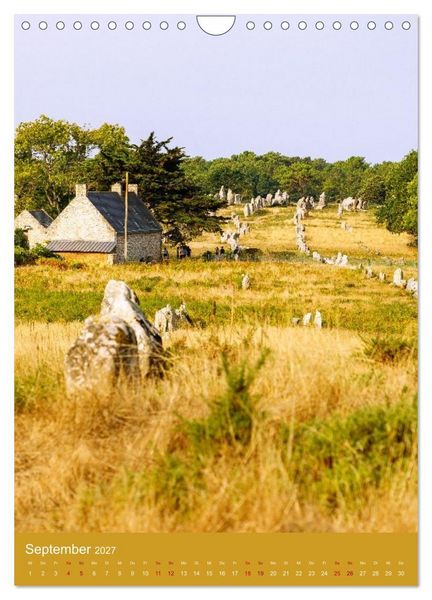 Produktbild: Facetten der Bretagne. Granit, Meer und Geschichte (Wandkalender 2027 DIN A4 hoch), CALVENDO Monatskalender