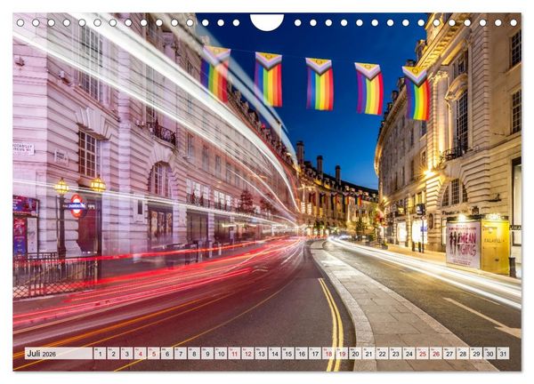 Produktbild: LONDON Magie einer Metropole (Wandkalender 2026 DIN A4 quer), CALVENDO Monatskalender