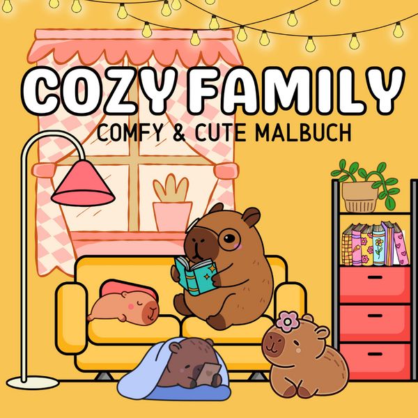 Produktbild: Cozy Malbuch f&uuml;r Erwachsene Cozy Family Cute & Comfy