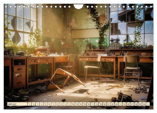 Produktbild: Lost Places &ndash; Stille Zeugen der Vergangenheit (Wandkalender 2027 DIN A4 quer), CALVENDO Monatskalender