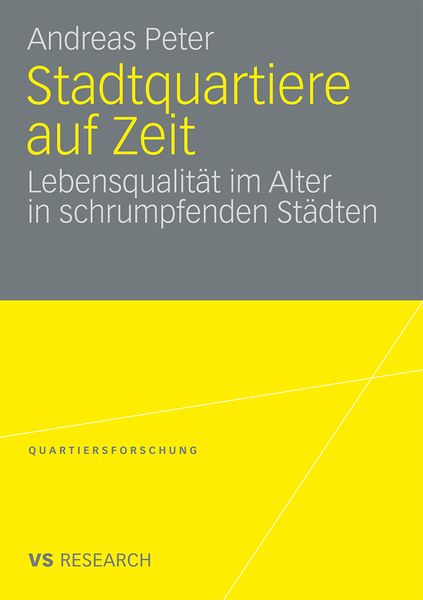 Stadtquartiere auf Zeit, Taschenbuch von Andreas Peter, VS Verlag für Sozialwissenschaften, 9783531166544